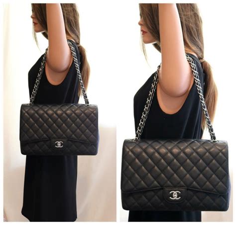 maxi vs jumbo chanel bag|chanel jumbo single flap review.